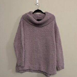 Reactions by Kenneth Cole Maeve pink/purple fuzzy super soft pullover sweater
